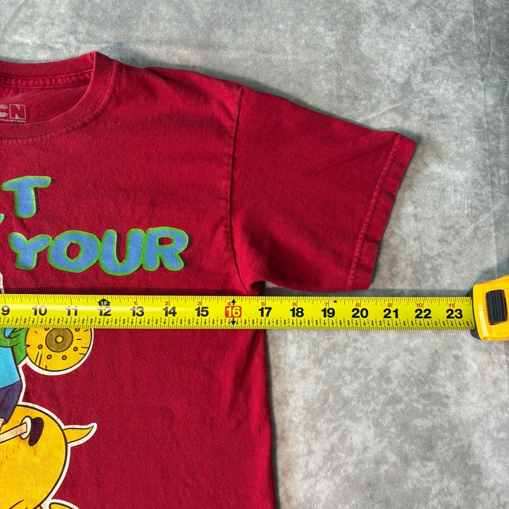 2010s Cartoon Network Adventure Time T-Shirt Nostalgic Kids M/ Men's XS - Picture 4 of 7